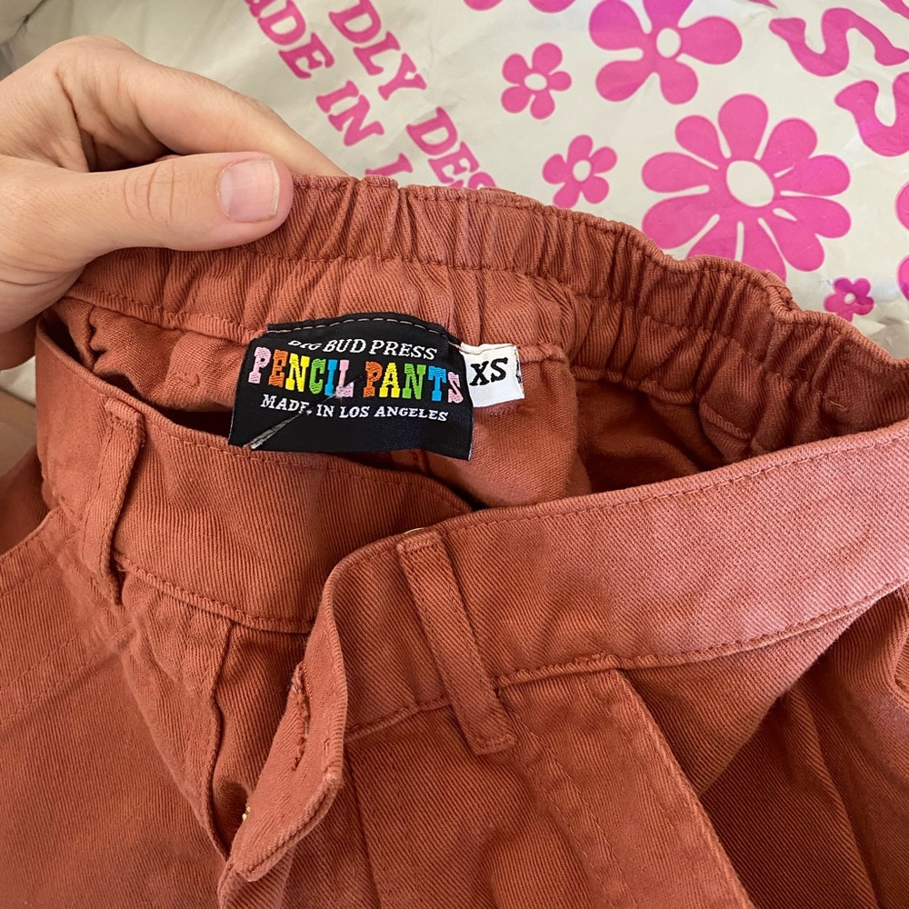 Big Bud Press Pencil Pants Clay Red XS // NEVER WORN